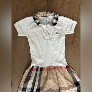 Burberry dress size 6/7 girls